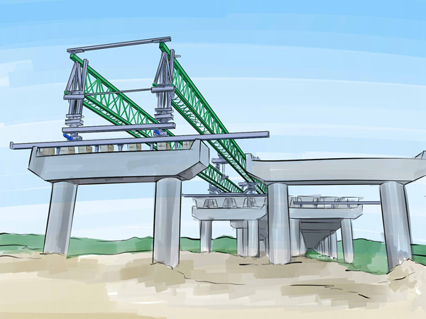 陜西商洛鐵路架橋機廠家車架裝置